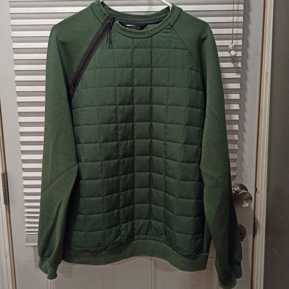 Nike Sportswear Tech Pack Men's Size M 1/2-Zip Jacket Green